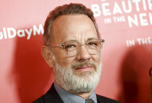 Actor Tom Hanks attends a special screening of A Beautiful Day In The Neighborhood, at the Henry R. Luce Auditorium, Sunday, Nov. 17, 2019, in New York. (Photo by Evan Agostini/Invision/AP)