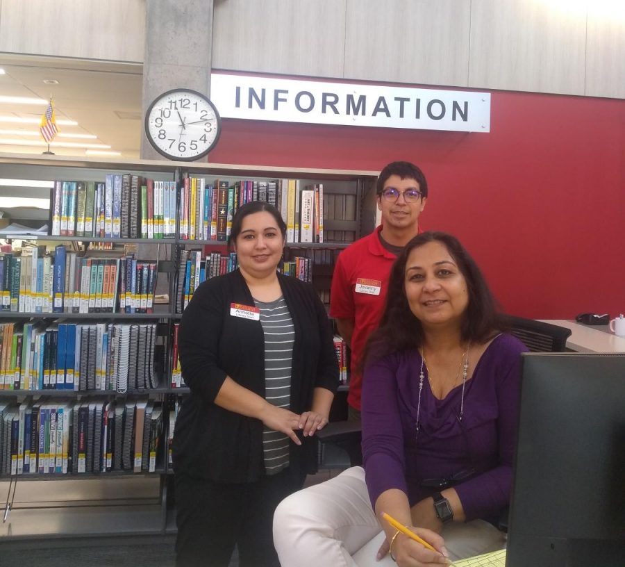 Photo courtesy of The Chaparral. CODs library staff, located on the first floor of The Hilb building.