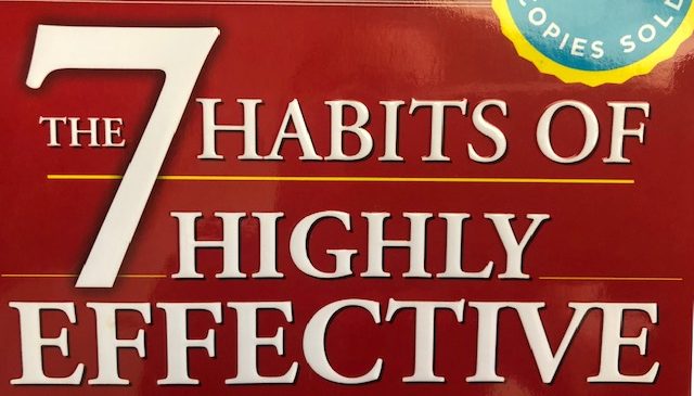 Photo of Stephen Coveys bestseller book 7 Habits of Highly Effective People