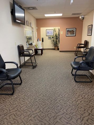 Photo courtesy of The Chaparral. The waiting room at Desert Oasis. 