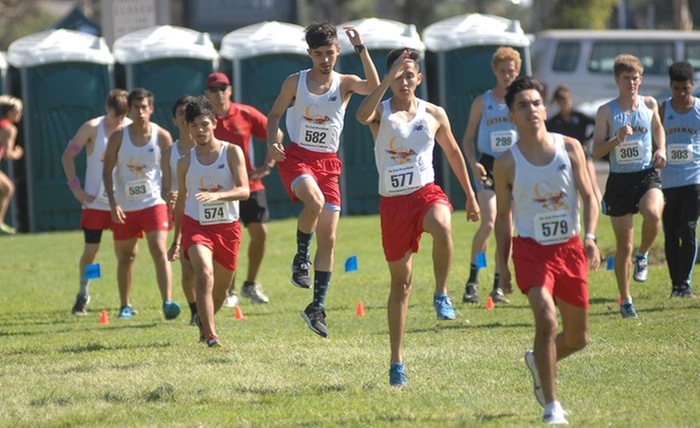 Photo courtesy of COD Athletics. COD had all five finishers grab season bests on a fast course as the Roadrunners entered their third event of the 2019 season at Central Park in Huntington Beach for the Golden West Central Park Classic, where the team finished 12th overall on the 4-mile course. 

