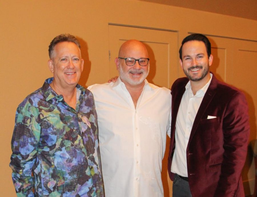 Image shows Desert Ensemble Theatre Company Staff From left to right; Jerome Elliott (Artistic Director Board Vice-President), Keith Cornell (Director), Shawn Abramowitz (Executive Director and Board President).