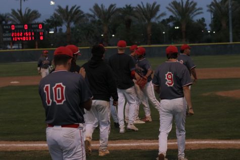 Photo courtesy of Hudson Myers, team celebrating after final out