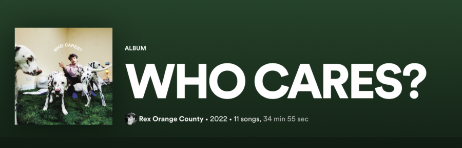 Photo courtesy of The Chaparral. WHO CARES? banner on Spotify.