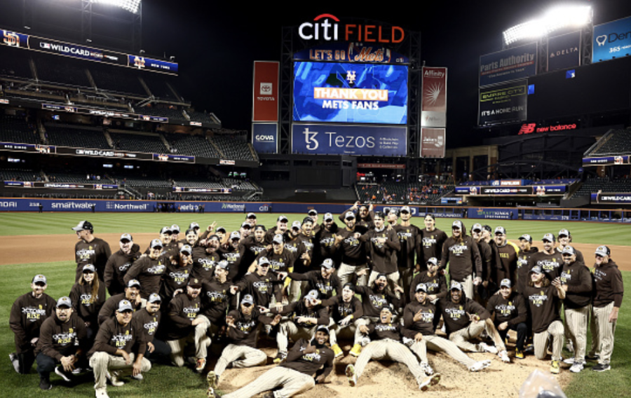 Photo courtesy of Getty Images, Padres celebrating