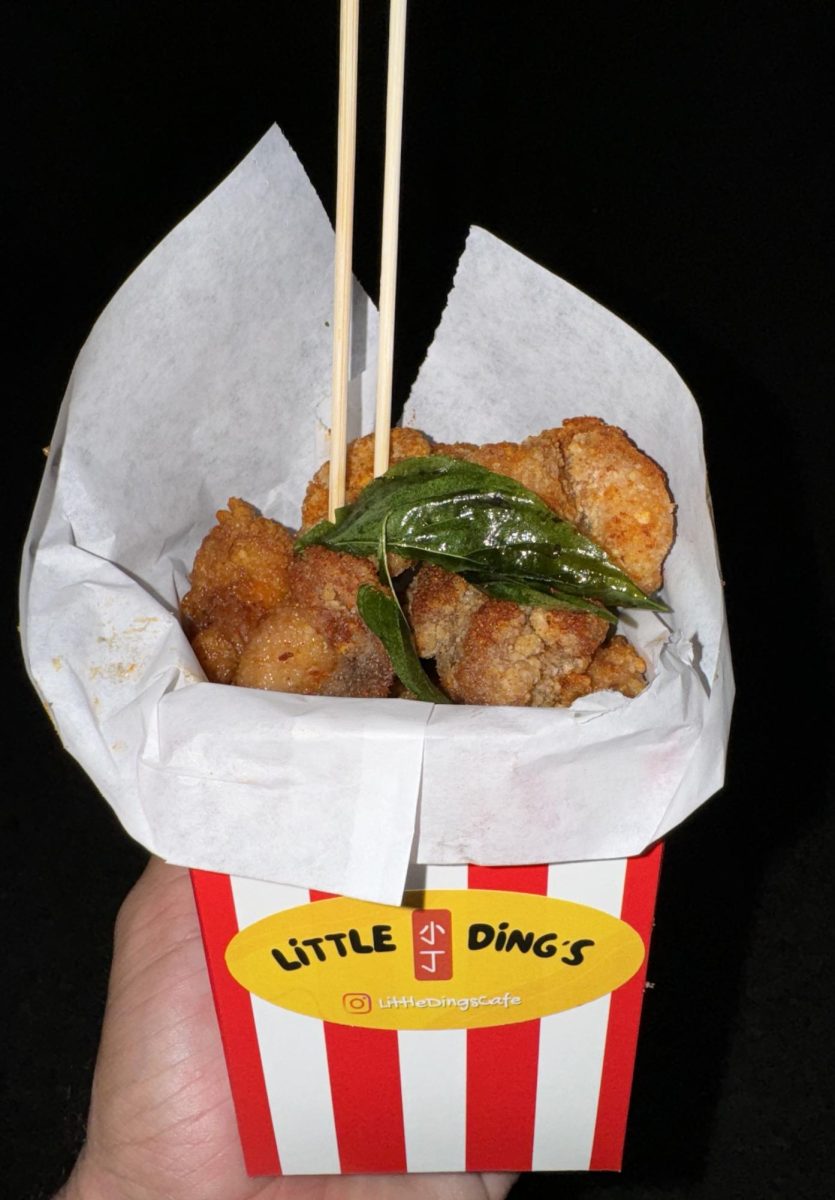 Photo courtesy of The Chaparral. Spicy Popcorn Chicken by Little Ding’s Cafe