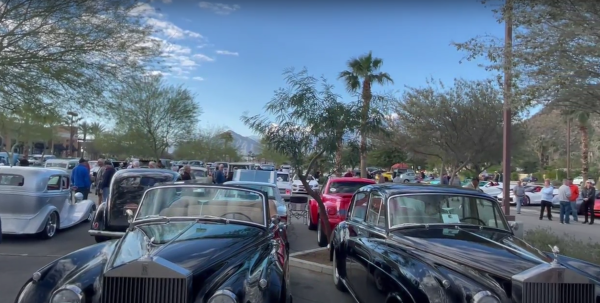 Photo courtesy of Isaac Manaugh. Cars and Coffee event in La Quinta.