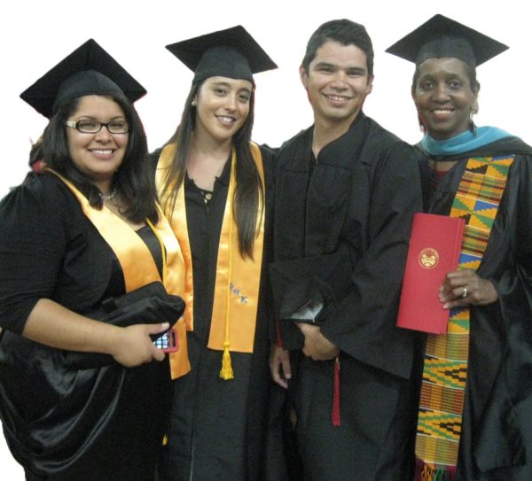 Photo Courtesy of TRIO SSS ACES/ACES students dressed and ready for graduation.