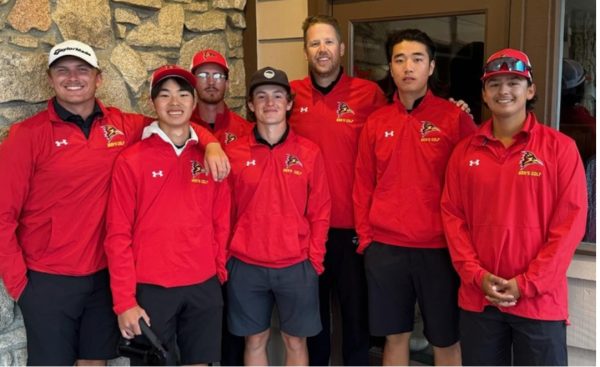 Photo Courtesy of COD Athletics. Showing of Mens Golf as they head in the SoCal playoffs. One of three COD teams to have made the playoffs. 