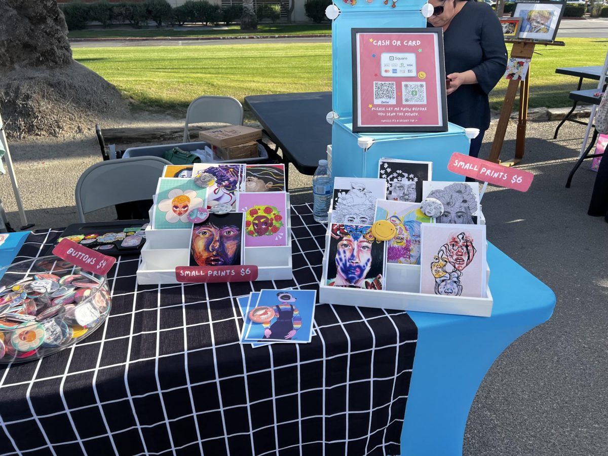 Courtesy of The Chaparral/Sarah Ghazawi. Student Art Market.