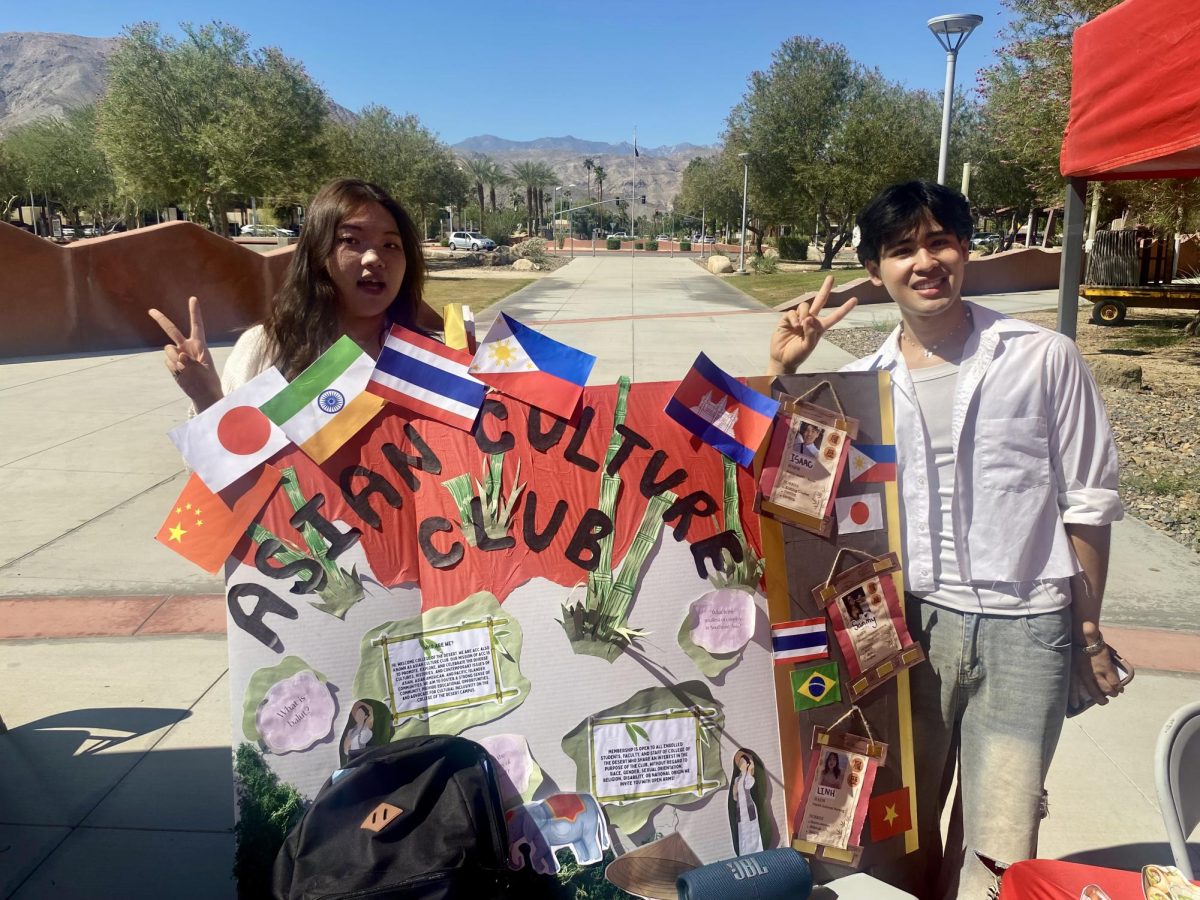 Photo courtesy of The Chaparral/Ivan Arana. Students with the Asian Culture Club on Oct. 1 during Club Rush.