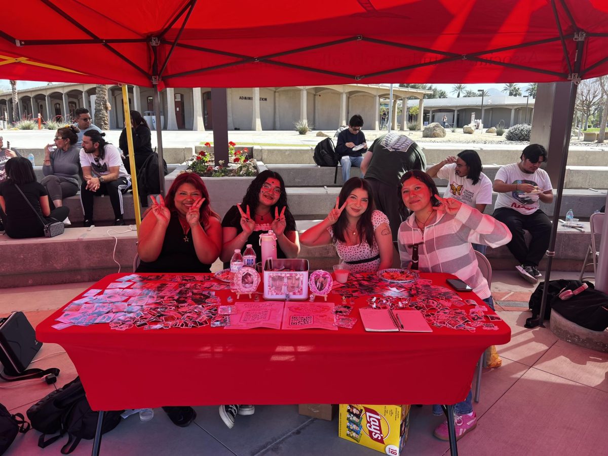 Photo courtesy of The Chaparral/Sarah Ghazawi. K-pop Club members Sharlene Reyes, Harmony Tovar, Yazmine Contreras, Analise Aleman. 