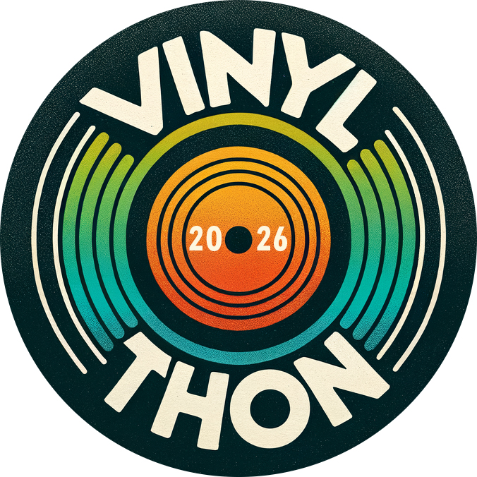 Photo courtesy of Vinylthon. Vinylthon logo, 2026.